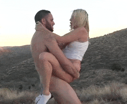 Blonde Amateur Girlfriend Fucks Mature Man picture 1 of 1