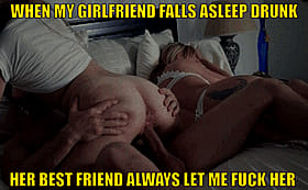 My Girlfriend Falls Asleep While I Fuck Her: Amateur Caption'