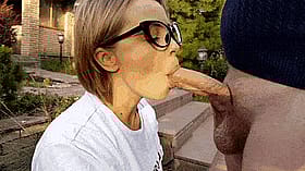 Blonde Babes Giving Amazing Blowjobs'