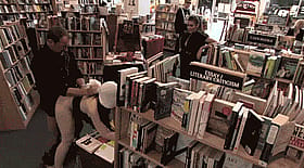 Public Sex in the Library: A Hardcore Bookshelf Romp'