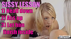 Teen Ass Caption: Hardcore Lesson - Let Him Fuck You Inside'