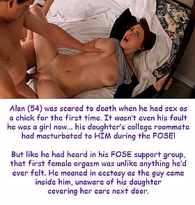 Hardcore Porn: Alan 43 was Scared to Death when he had Sex as a Chick for the First Time. It wasnt even his Fault he was a Masturbater to Him during the FOSSE!'