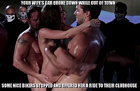 Your Wife's Car Broke Down While Out of Town: Double Penetration Gang Bang'