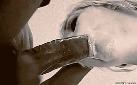 Blonde Babe Gets Big Dicks in Threesome'