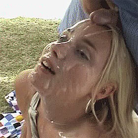 Blonde Babe Gets a Sweet Creampie in a Threesome'