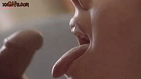 Cumming Hard Cock: Hot Tongue'