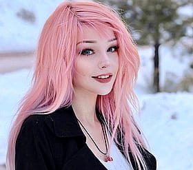 Pink Hair Teen Gets Anal with Dildo'