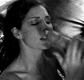 Brunette Babe Gets a Hot Handjob and Cumshots'