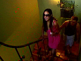 Petite Amateur Hardcore Sex: A Steamy Staircase Encounter'