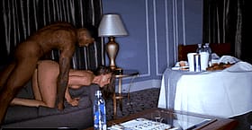 Brunette Interracial Babe Gets Fucked Hard'