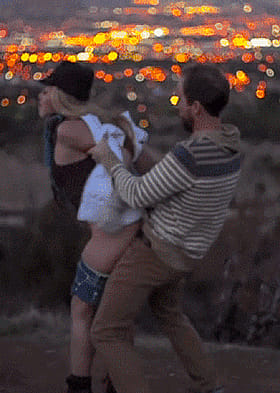 Bokeh Outdoor Public Sex: A Wild Night in the Hills'