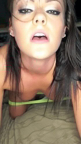Wild Brunette Goes Hard in Doggystyle'
