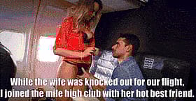 Sky-High Secret Fuck: Blonde Bombshell & Cheating Hubby Get Wild'