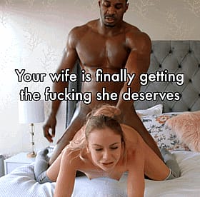 Blonde Girlfriend Gets a Creampie from Her Interracial Boyfriend'