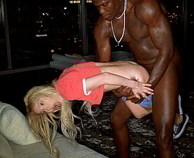 Snowy angel takes a massive BBC ride'