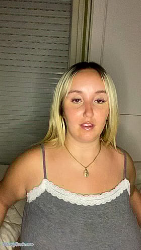 Busty Blonde Babe: Real, Raw, and Ready for Action!