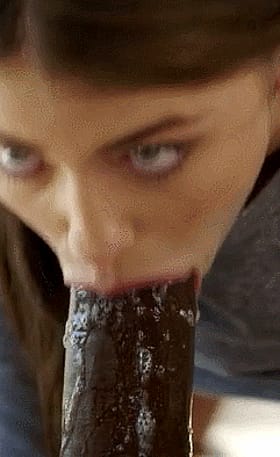 Hot Brunette Takes It Deep'